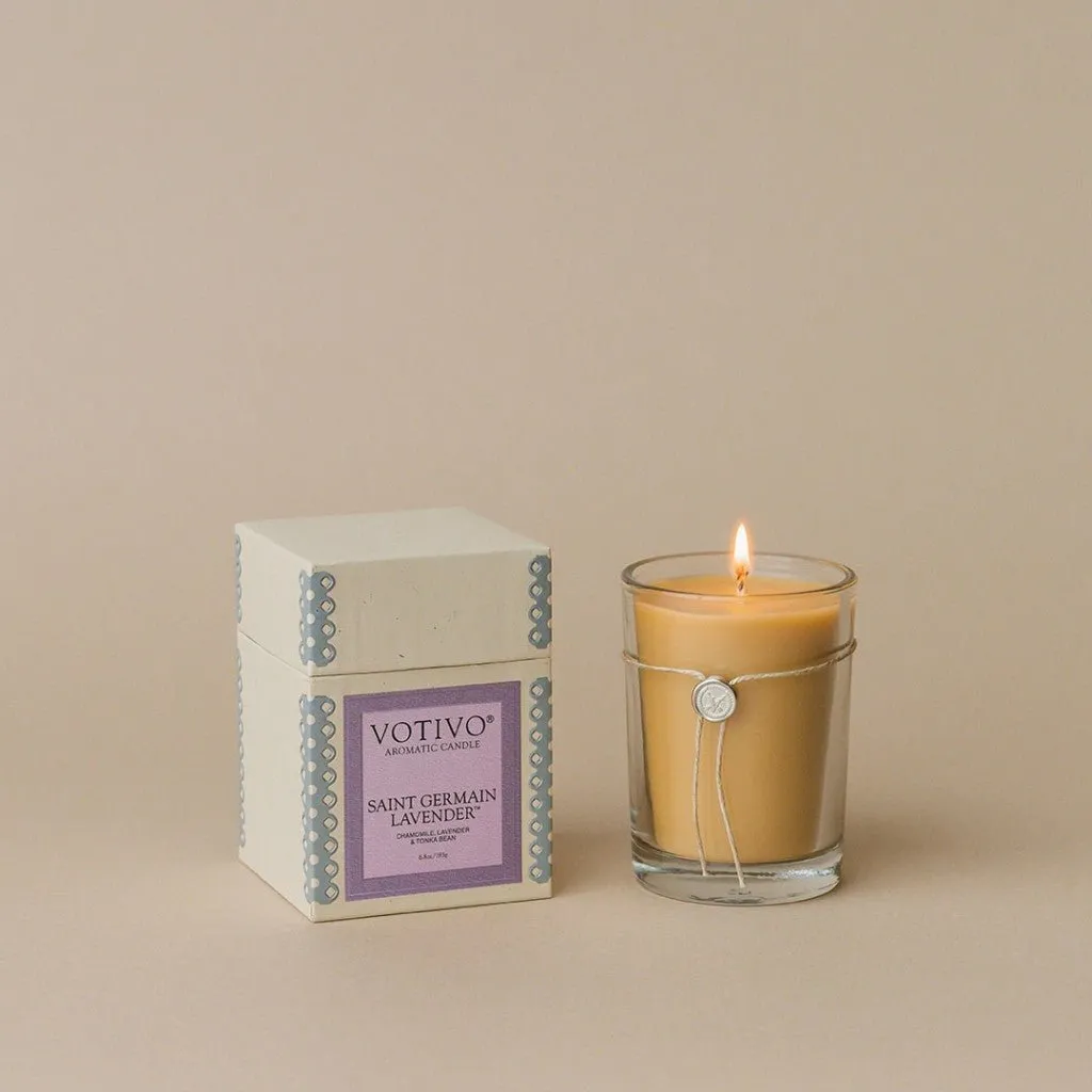 6.8oz Aromatic Candle in Saint Germain Lavender