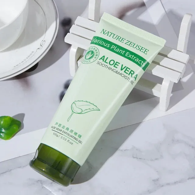 Aloe Face Exfoliating Cream Skin Care Whitening Moisturizer