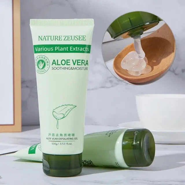 Aloe Face Exfoliating Cream Skin Care Whitening Moisturizer