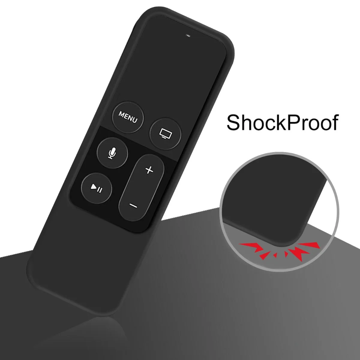 Apple TV 4K 5th/4th Gen Remote Lightweight Silicone Case | Fintie