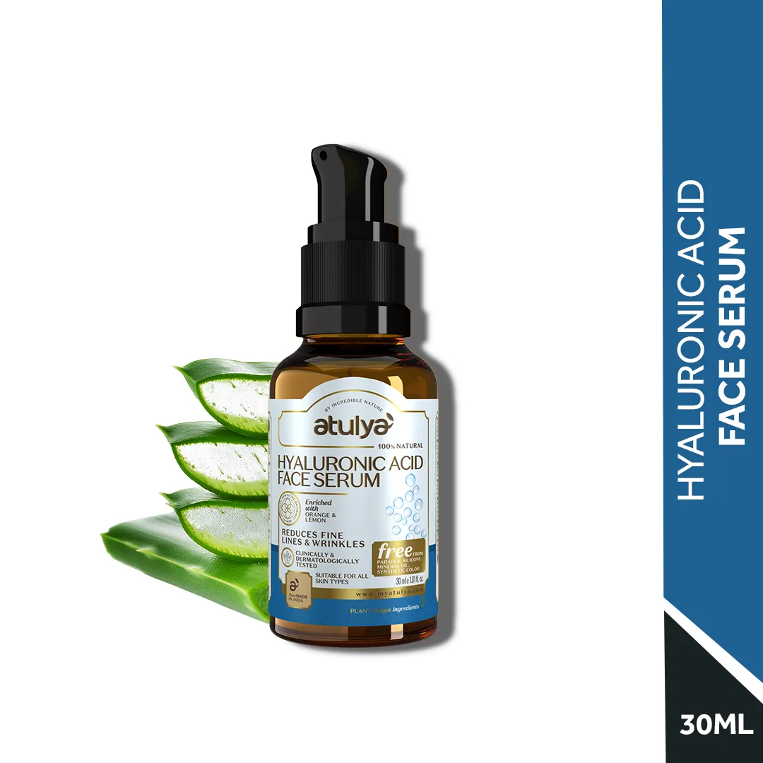 Atulya Hyaluronic Acid Face Serum- 30ml (Add 4 Products in the Cart & Get 2 Free Product Use Code: B2G2)