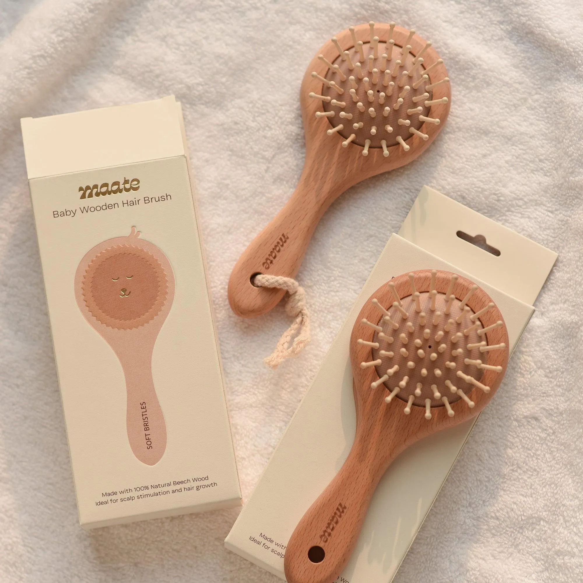 Baby Wooden Hair Brush