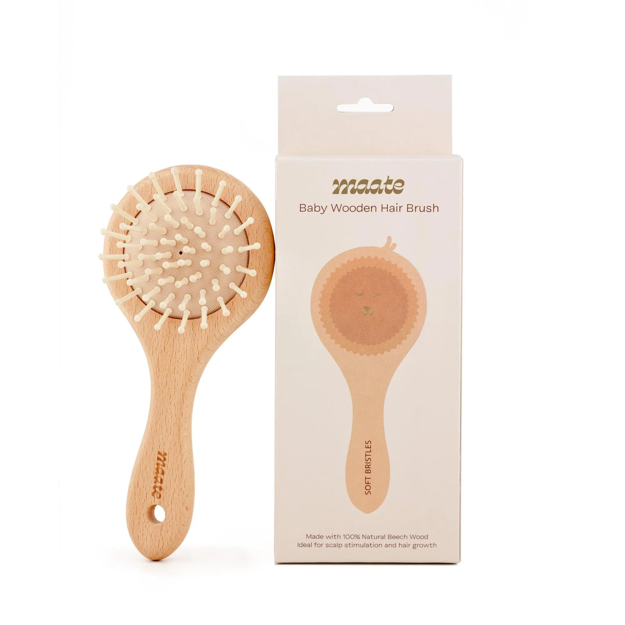 Baby Wooden Hair Brush