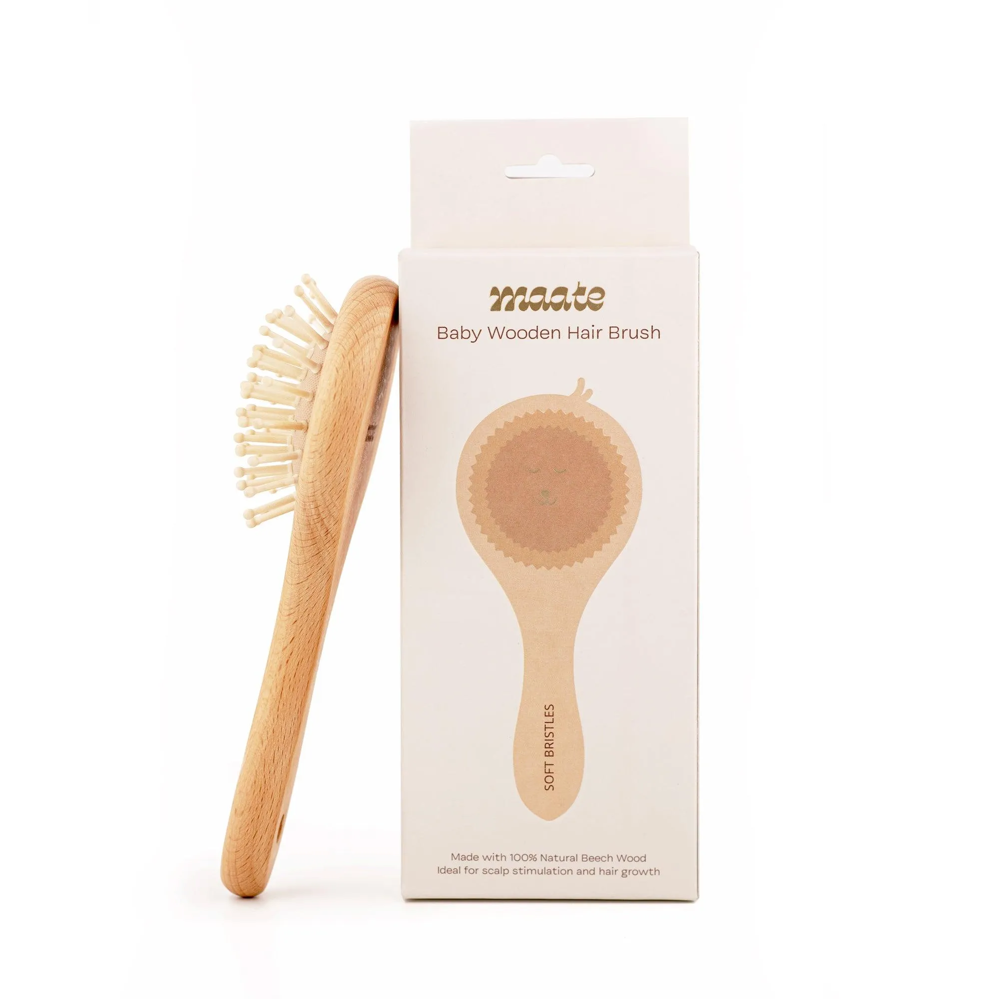 Baby Wooden Hair Brush