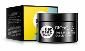 Bioaqua -Ban Bang Dual Color Moisturizing Deep Cleansing Skin Pores Acne Treatment Blackhead Mud Mask BQY1632 50g 50g