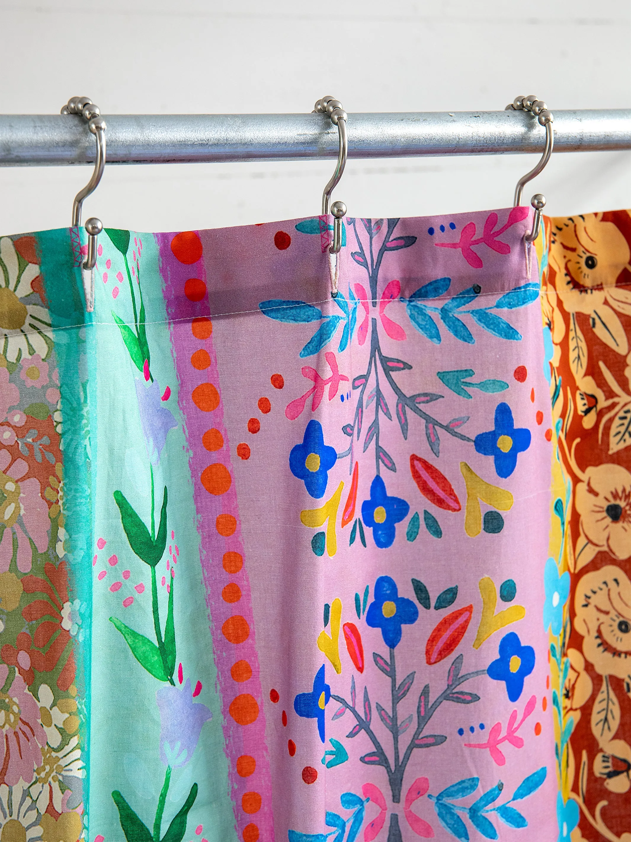 Boho Shower Curtain - Patchwork