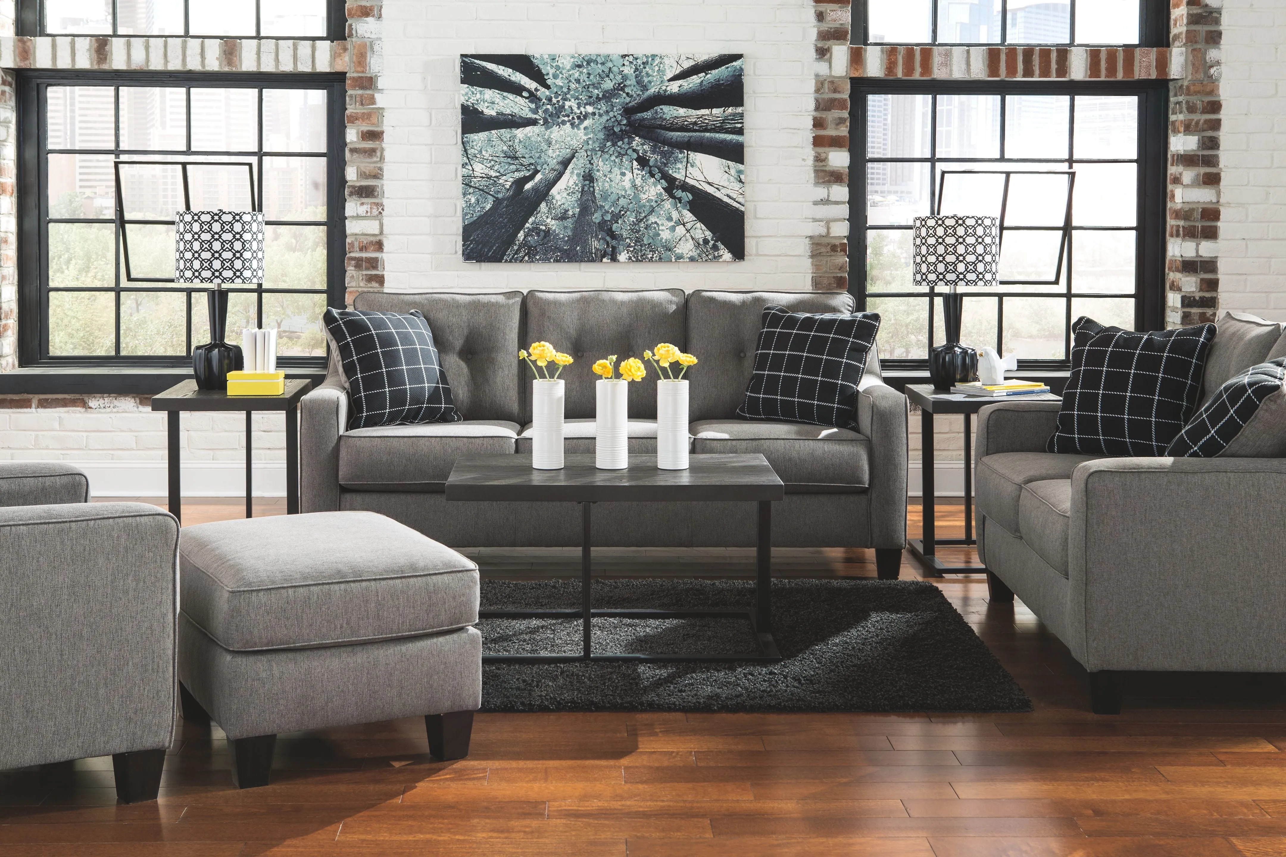 Brindon - Charcoal - Sofa