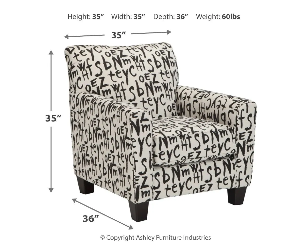 Brindon - Raven - Accent Chair