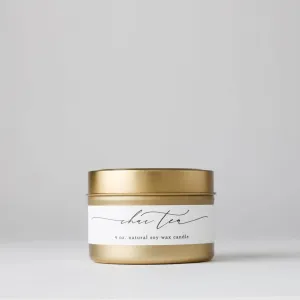 Chai Tea Tin Soy Candle