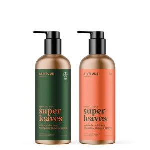 Colorlast shampoo and conditioner duo : SUPER LEAVES™ | ESSENTIAL OILS