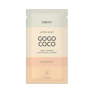 Coochy Ultra Silky Body Lotion Mango Coconut .35 fl. oz./10 ml Foil 24-Piece Bulk Bag