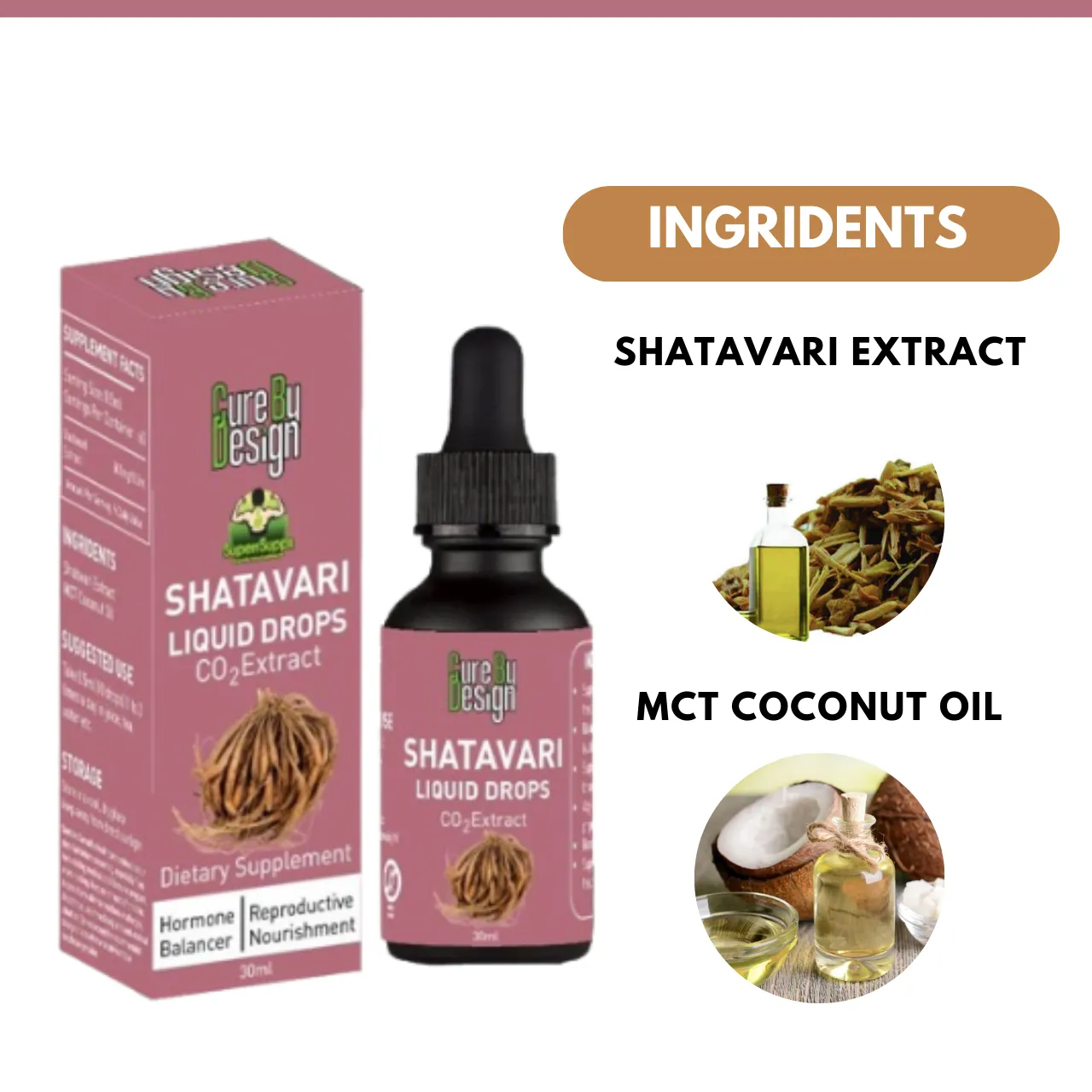 Cure By Design- Enhance Feminine Wellness – Shatavari Extract