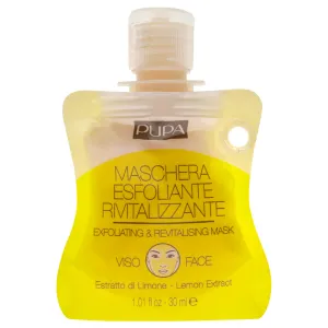 Exfoliating and Revitalizing Face Mask - Lemon Extract by Pupa Milano for Unisex - 1.01 oz Mask