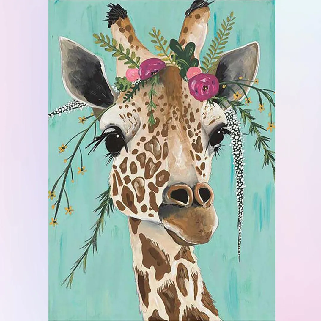 Gentle Giraffe Lady