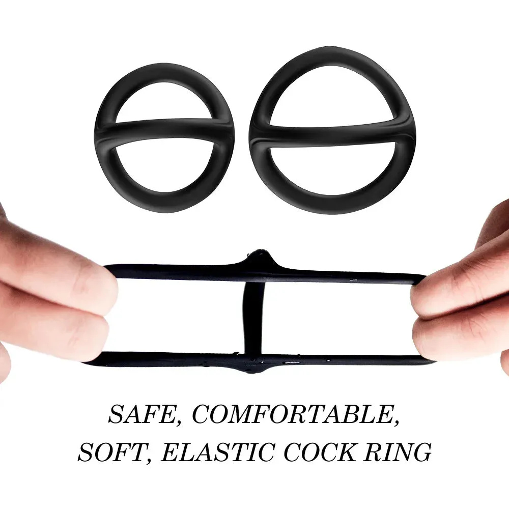 German Ayran Men Top Silicone Cock Penis Ring Enhanced Erection