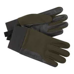 Harkila Driven Hunt Mens Shooting Gloves - Willow Green/Shadow Brown