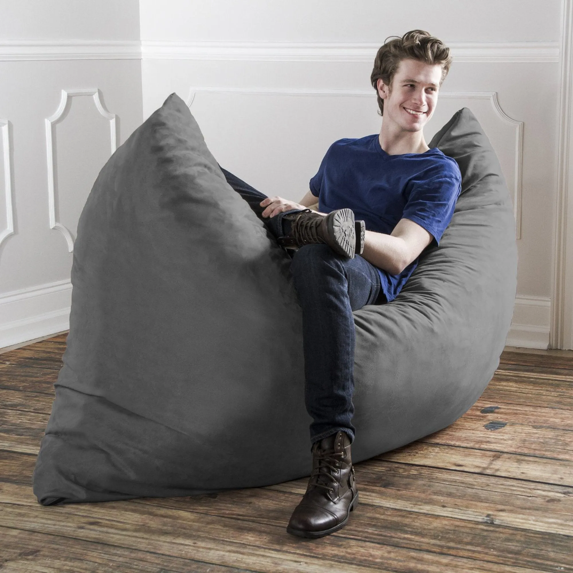 Jaxx 5.5' Pillow Saxx Microsuede Bean Bag Pillow