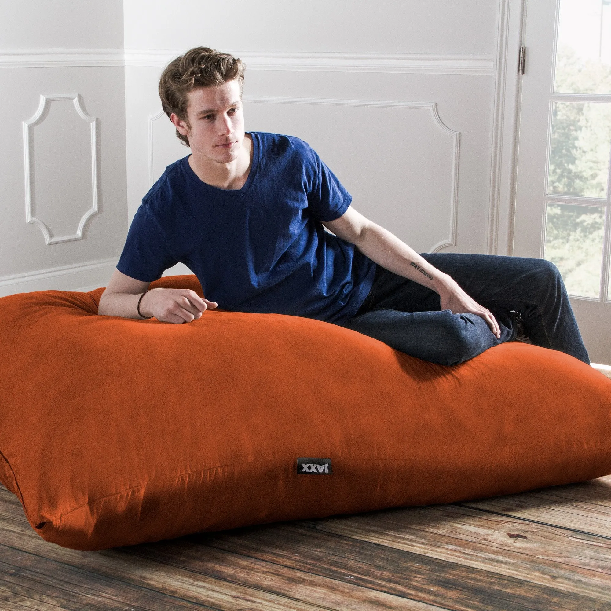 Jaxx 5.5' Pillow Saxx Microsuede Bean Bag Pillow