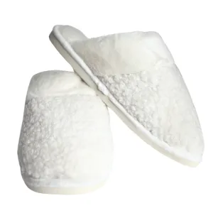 Joan Scott Memory Foam Slipper Cream