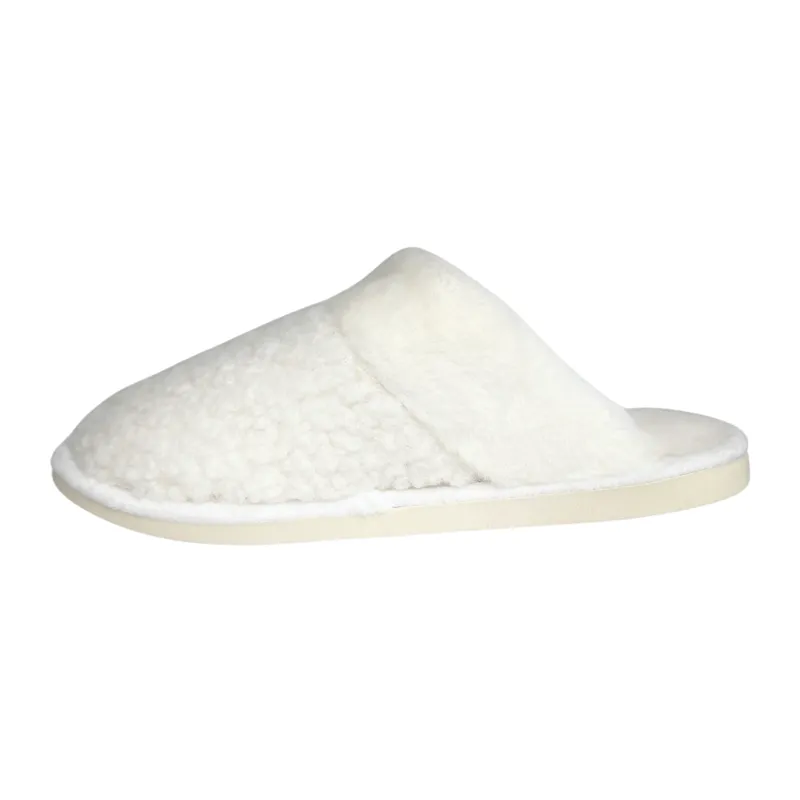 Joan Scott Memory Foam Slipper Cream