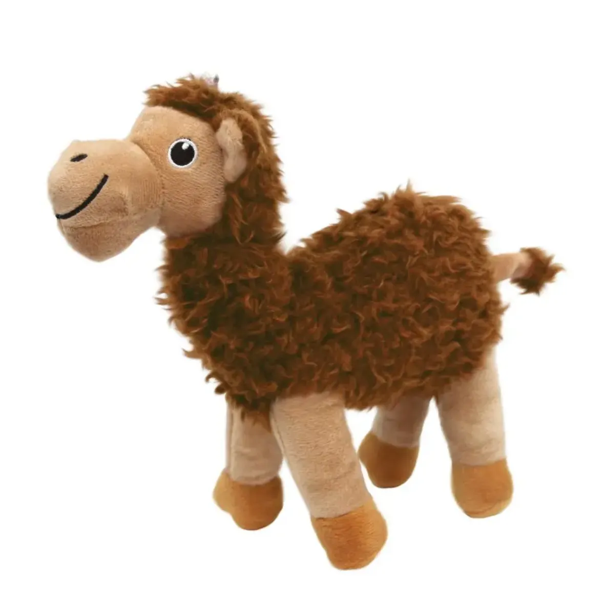 Kong Shakers Passports Camel Plush Dog Toy