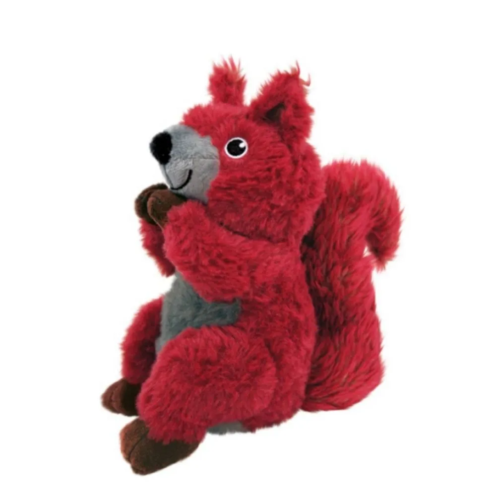 Kong Shakers Passports Red Squirrel Plush Doy Toy