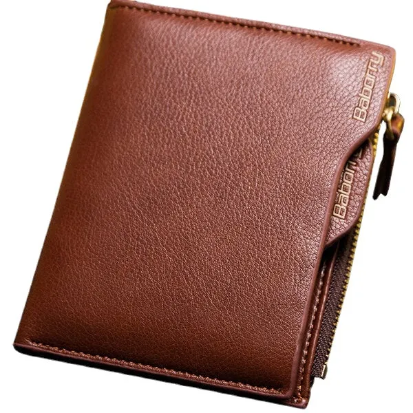 Men Anti-Theft RFID Blocking Secure Wallet 6 Card Slots Protective Short