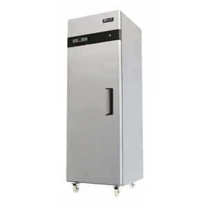 Migali - C-1R-LHH-HC, Commercial 28" Reach-In 1 Solid Door Refrigerator 23 cu. ft.