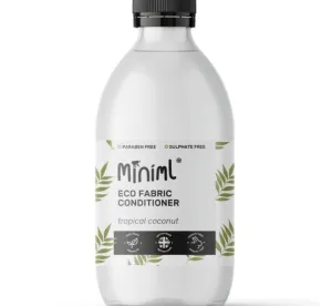 Miniml Eco Fabric Conditioner - Tropical Coconut. 500ml Glass Pump