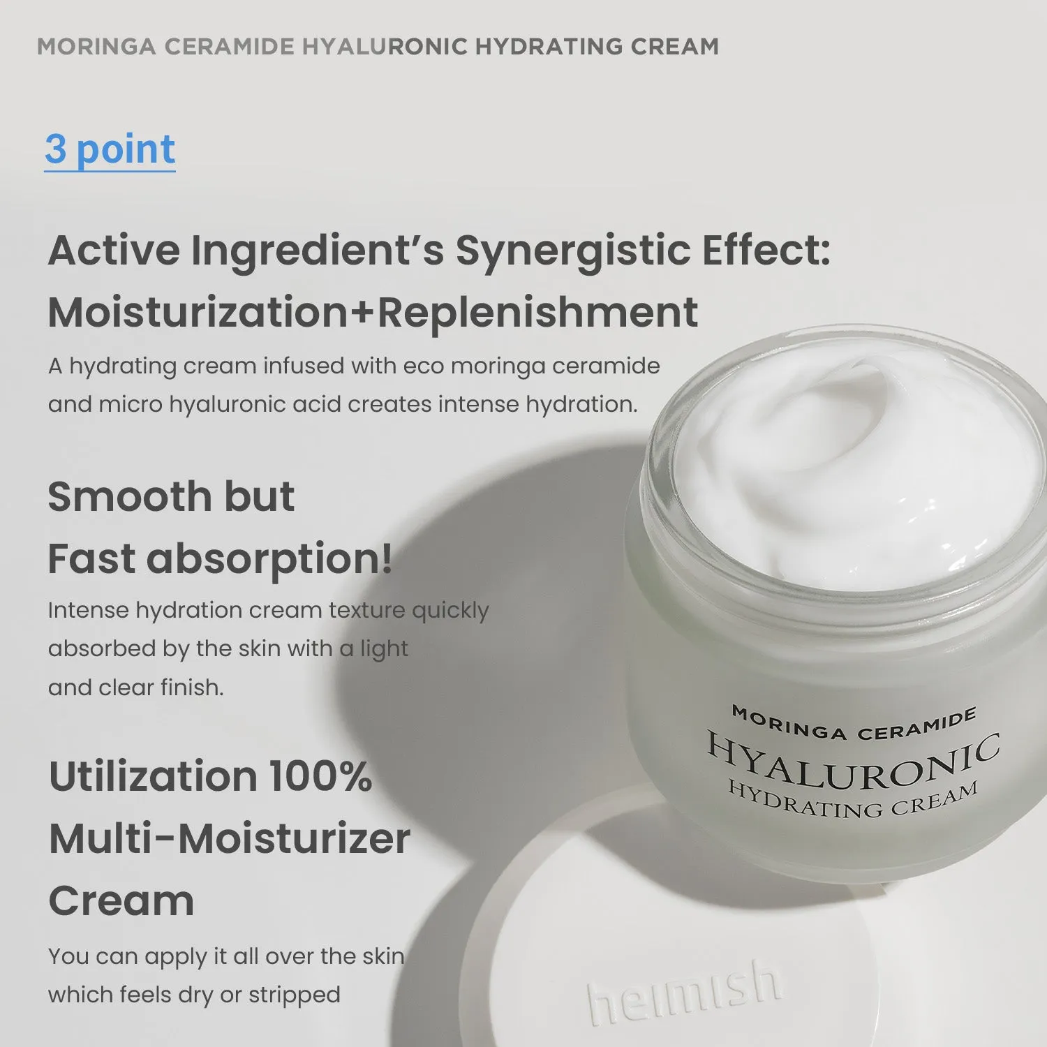 Moringa Ceramide Hylauronic Hydrating Cream 50ml/1.7fl.oz