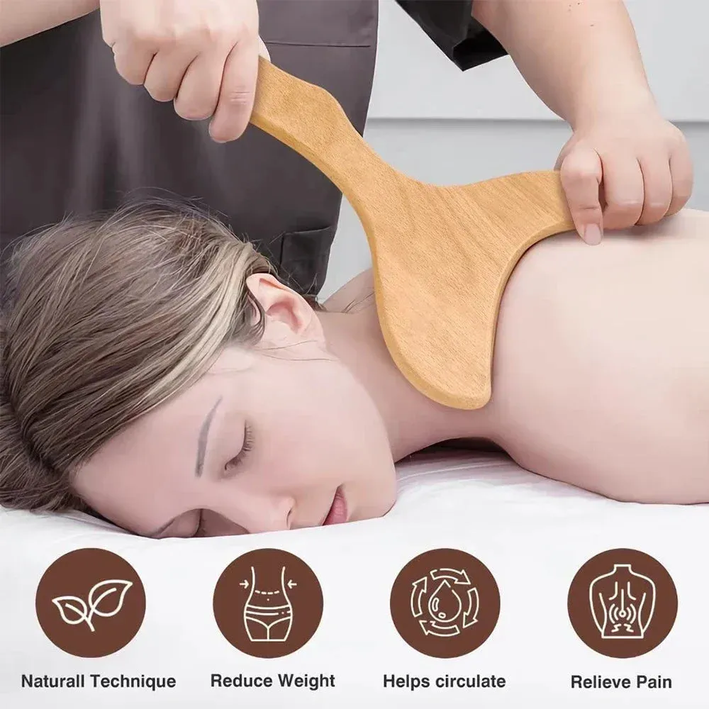 Natural Wood Therapy Massage Tool set