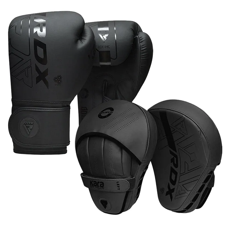 RDX F6 KARA Boxing Gloves & Focus Pads