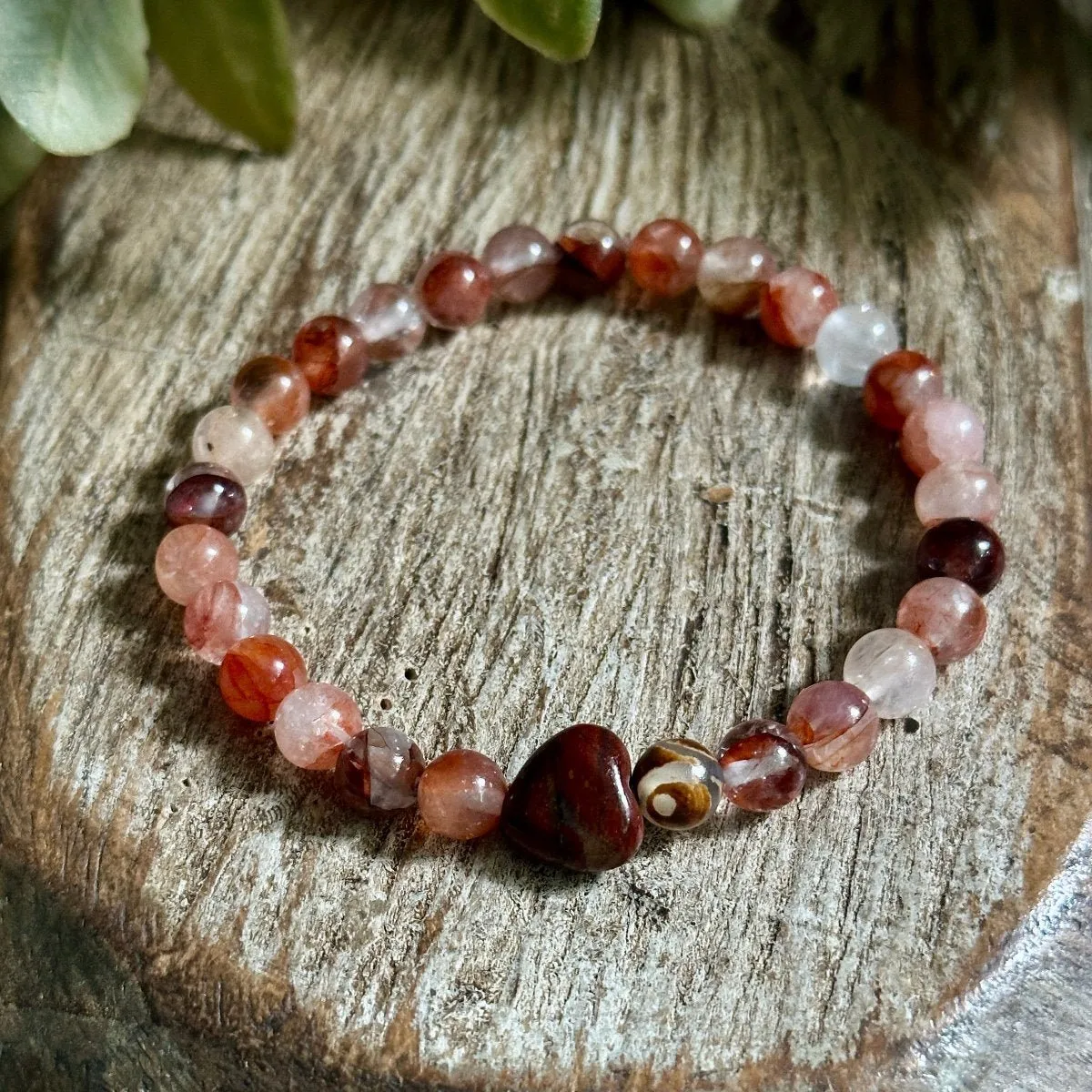 Red Jasper & FIre Quartz Mini