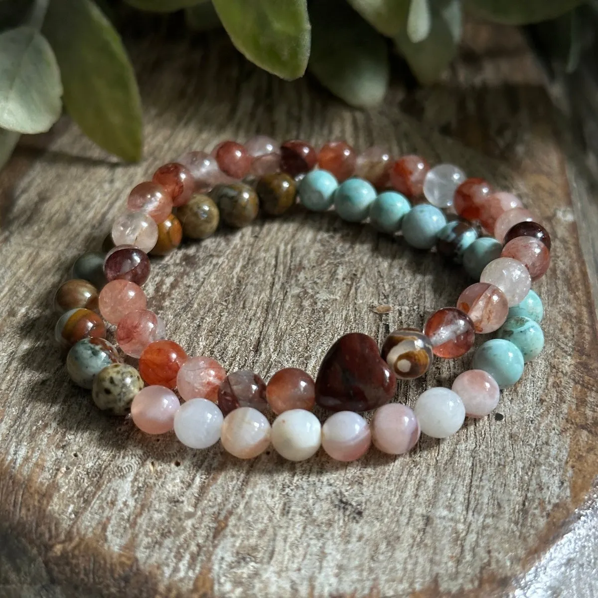 Red Jasper & FIre Quartz Mini