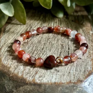 Red Jasper & FIre Quartz Mini