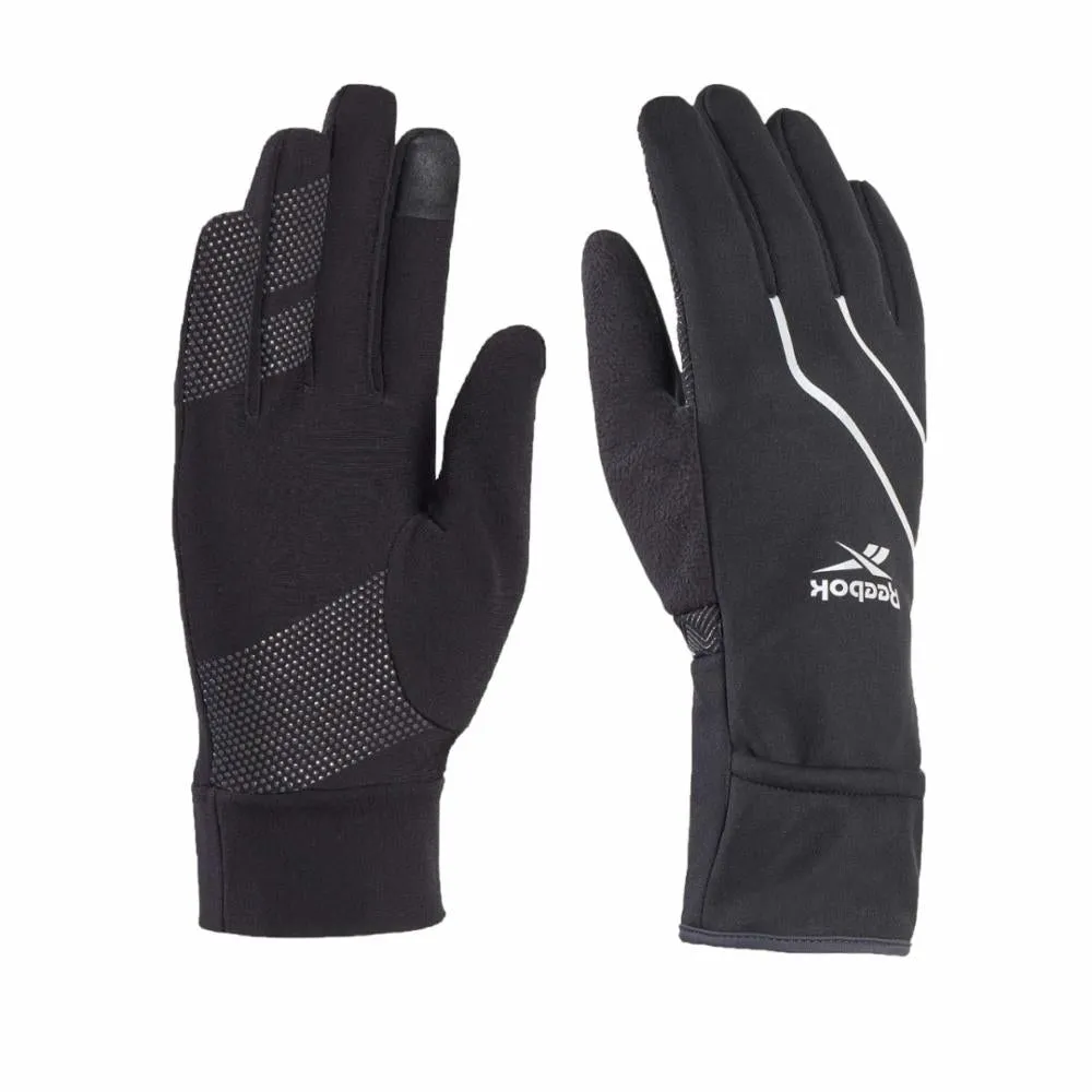 Reebok Apparel Men Performance Touch Screen Gloves (Unisex) BLACK