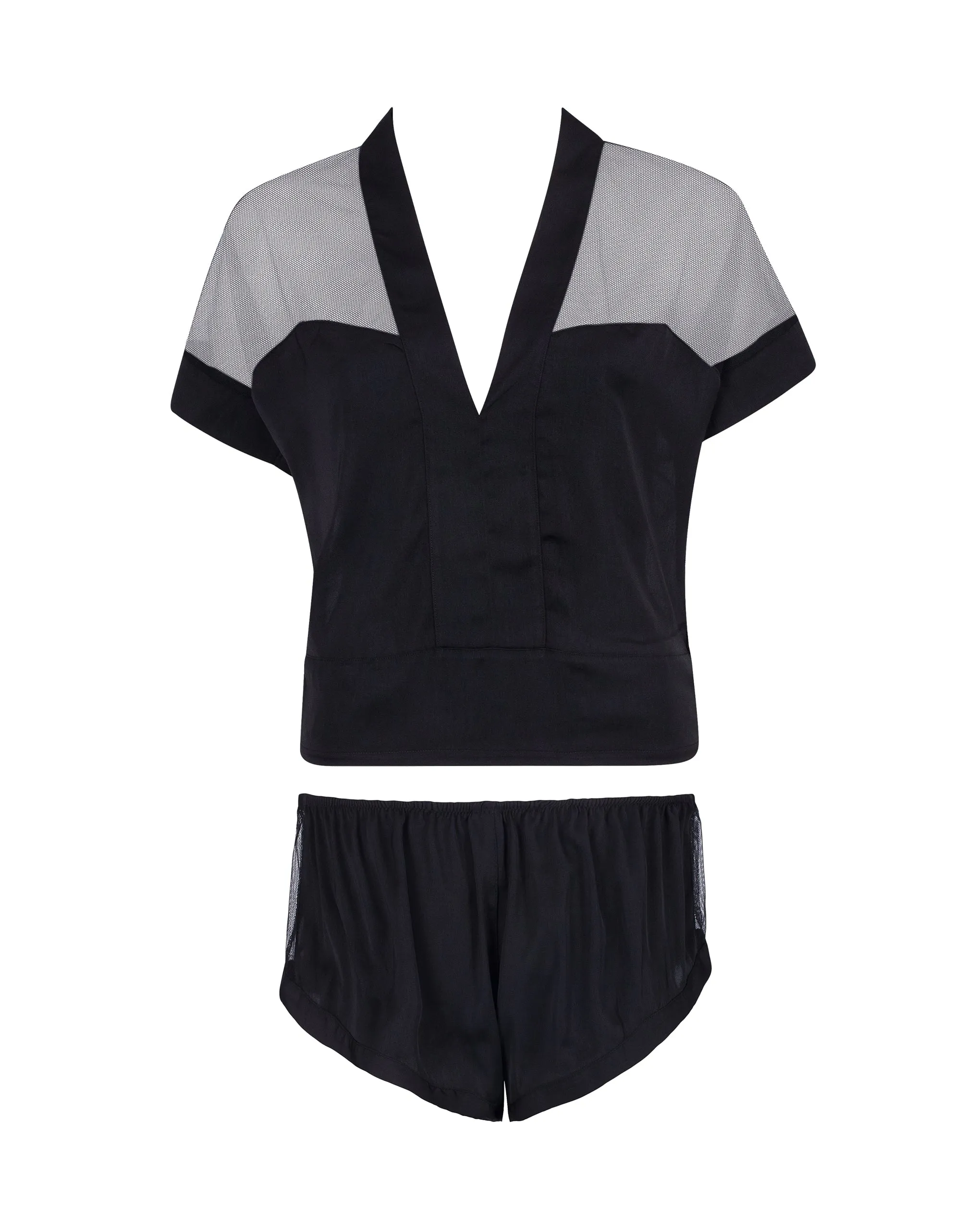 Richmond Short Pyjama Set Black