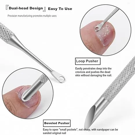 Russian Manicure Cuticle Pusher - Dual End Circle