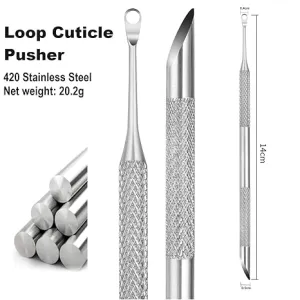 Russian Manicure Cuticle Pusher - Dual End Circle