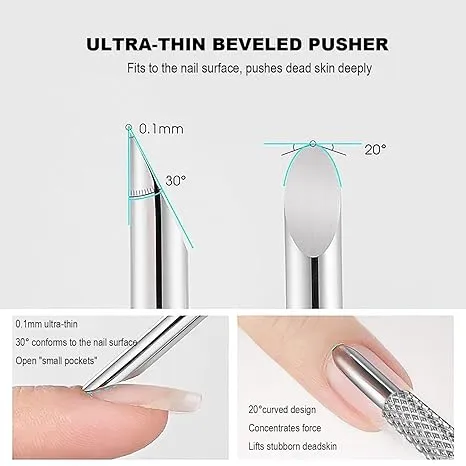 Russian Manicure Cuticle Pusher - Dual End Circle