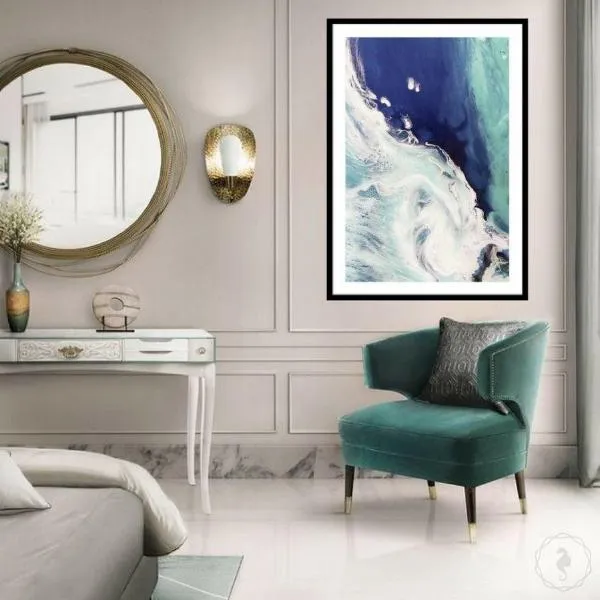 Sea Foam. Abstract Seascape. Limited Edition Print