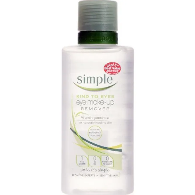 Simple conditioning eye make-up remover 125ml (N)