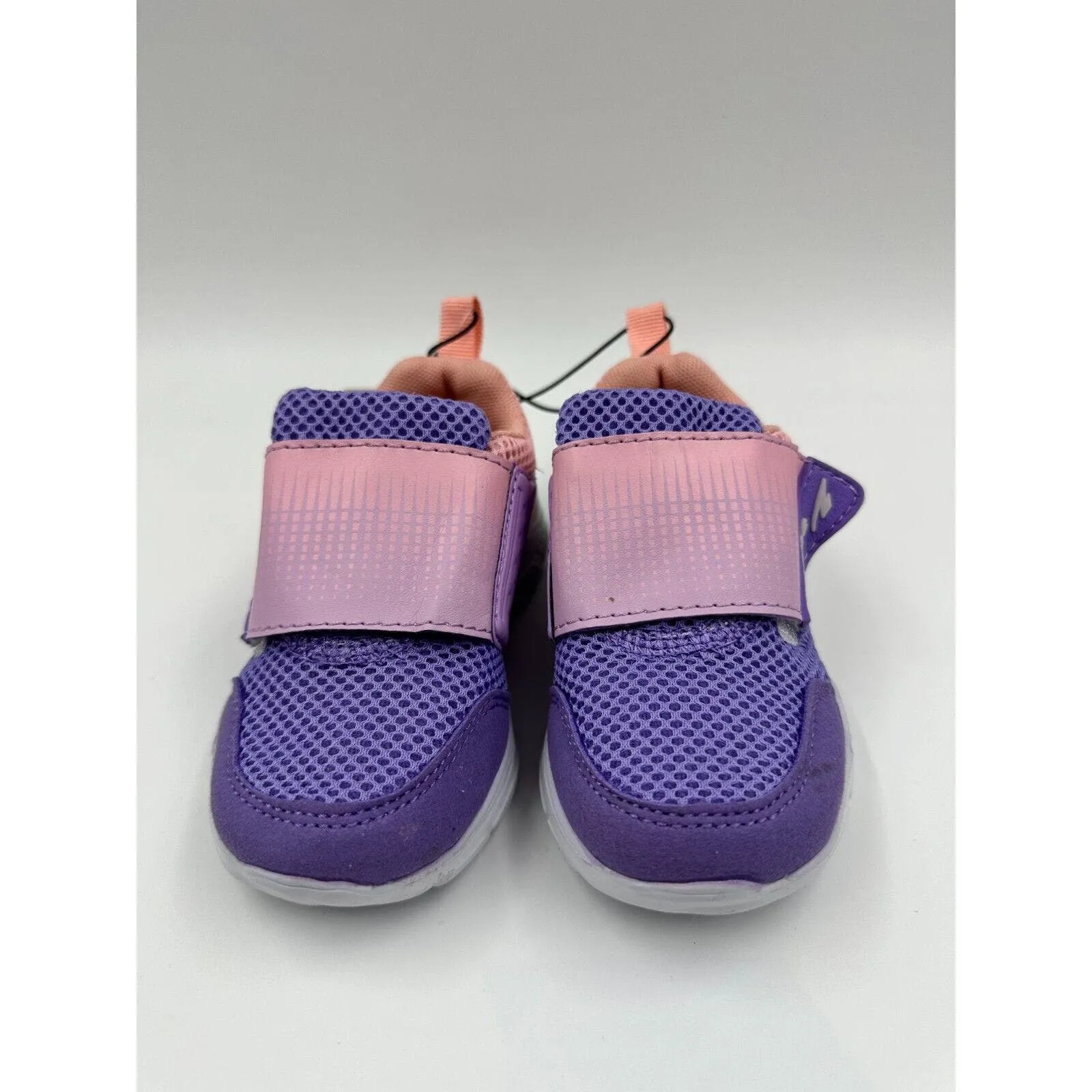 Small Kid Size 8, Pink and Purple Strap Sneakers