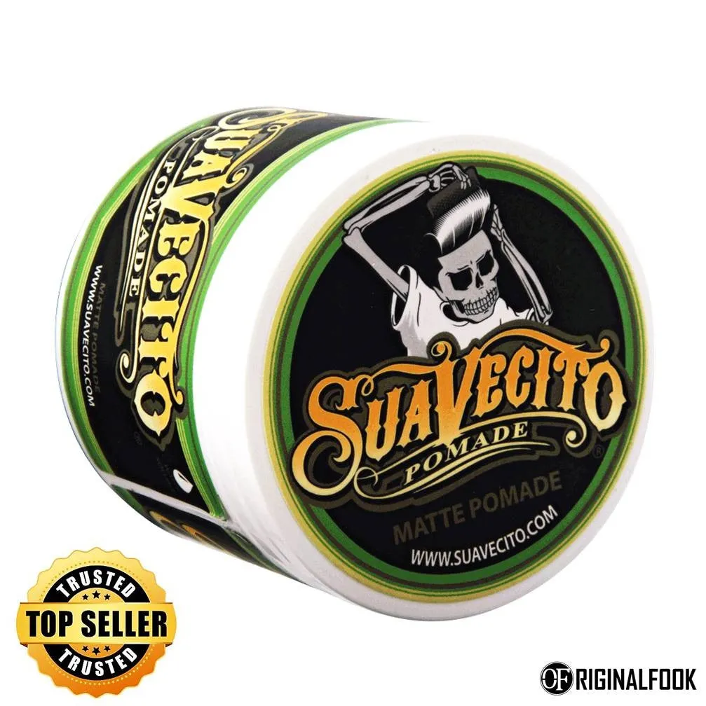 Suavecito Strong Hold Matte Pomade 4oz