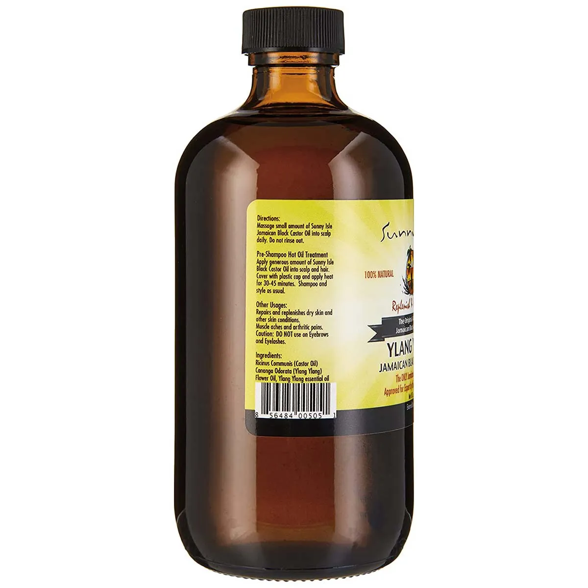 Sunny Isle Ylang Ylang Jamaican Black Castor Oil - 8oz