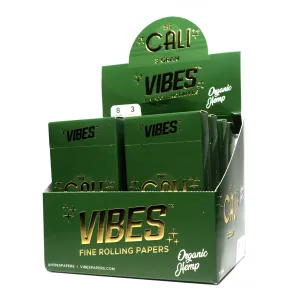 Vibes - The Cali - Organic Hemp - 3 Cones - 3 Gram - 8 Pack Box